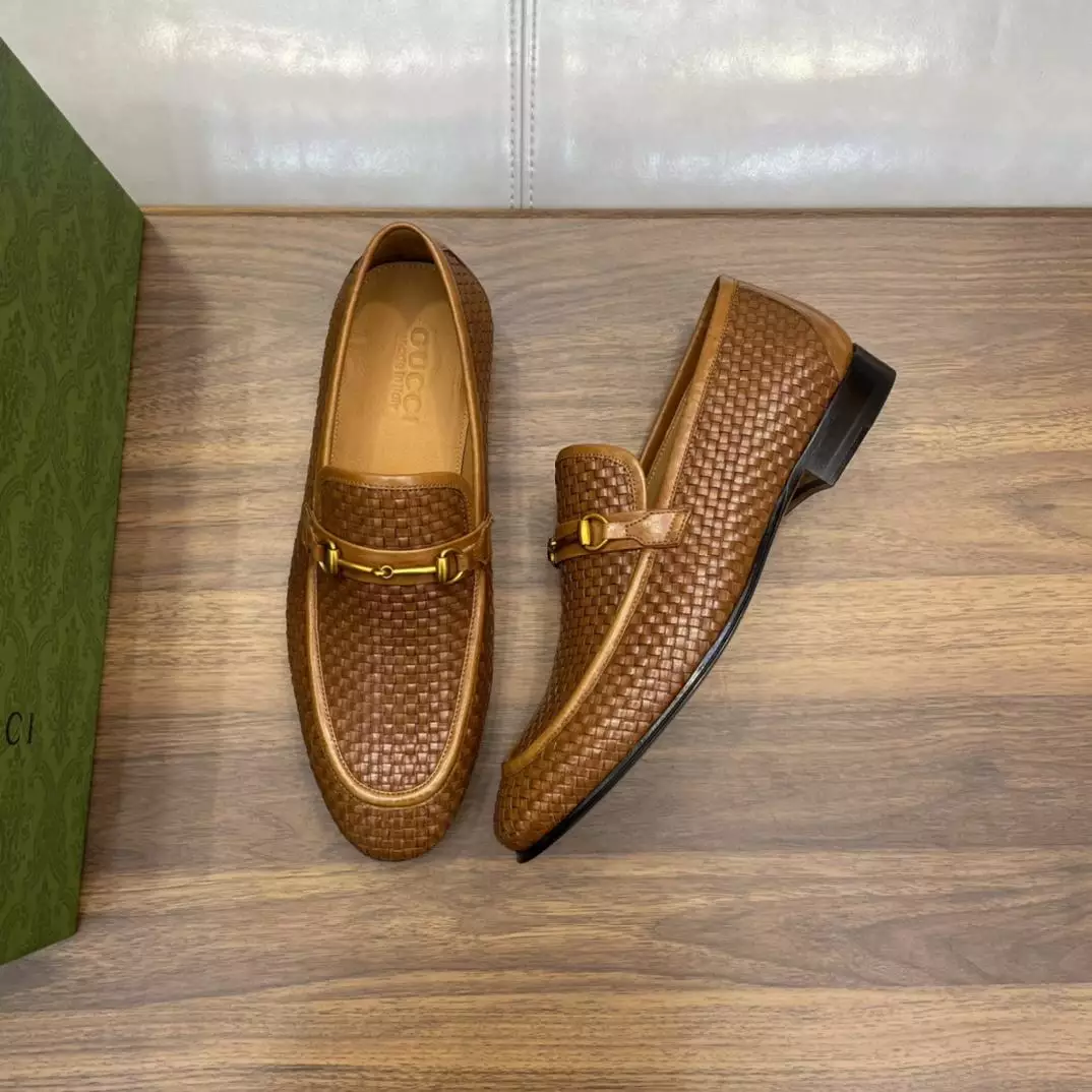 HORSEBIT LEATHER LOAFERS BROWN – GL117