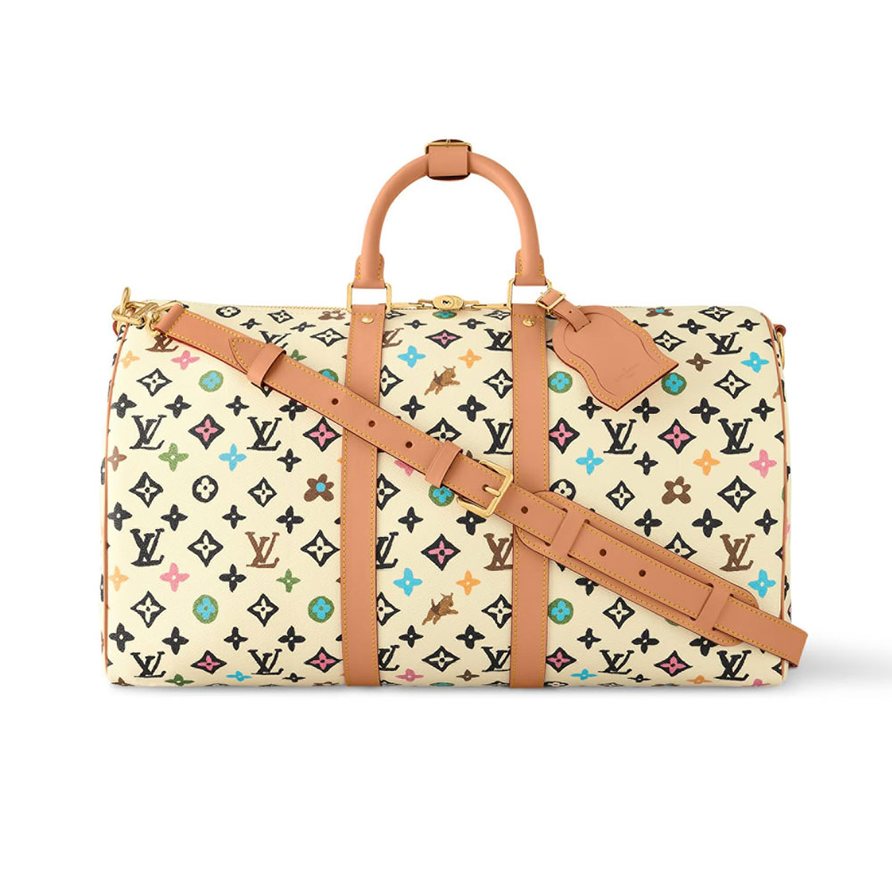 LV Keepall Bandoulière 50 in Vanilla Monogram Craggy Coated Canvas – LW177