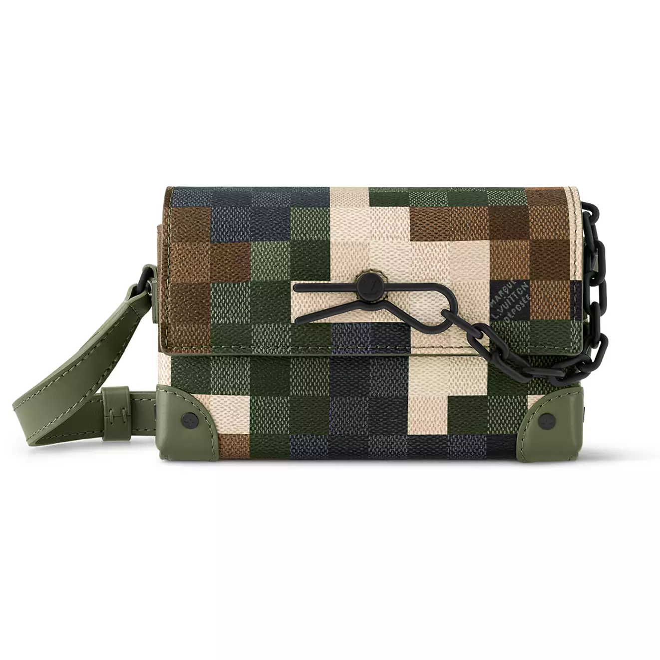 Steamer Wearable Wallet Green Damoflage Coated Canvas M83172 – LW233