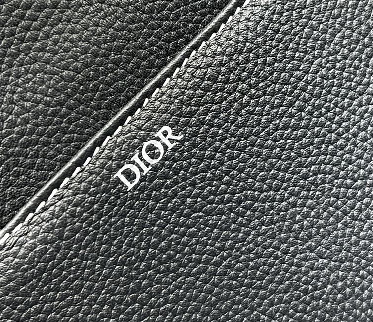 DIOR X PETER DOIG SADDLE BAG BLACK – DIO018