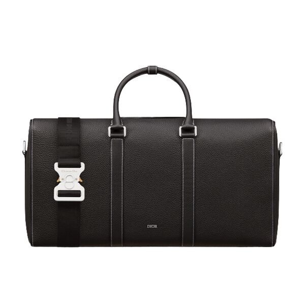 DIOR LINGOT 50 BAG BLACK GRAINED CALFSKIN – DIO020