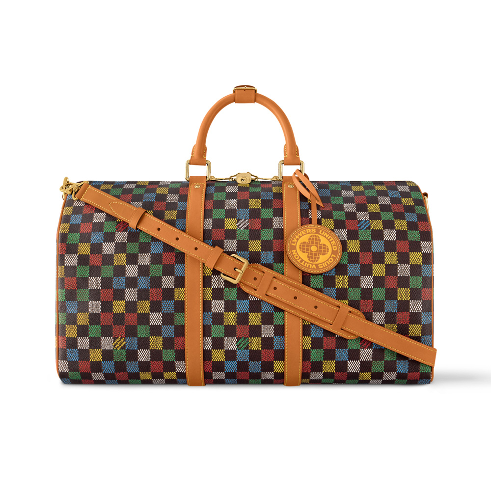 Louis Vuitton Keepall Bandoulière 50 Damier Ebene Canvas – LW203