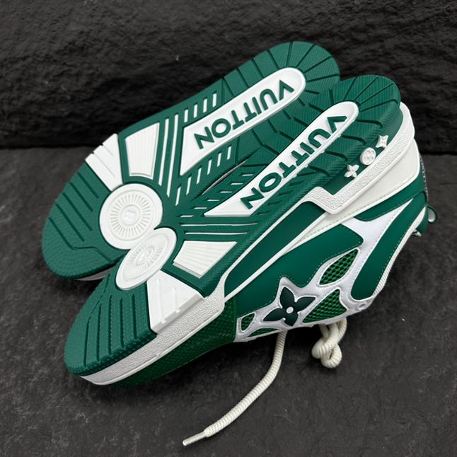 LOUIS VUITTON LV SKATE SNEAKER GREEN WHITE – LVS167
