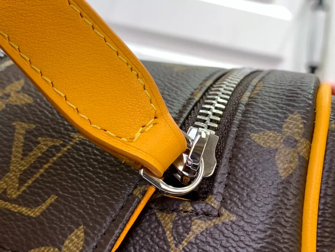 Louis Vuitton Dopp Kit Borneo Yelow Monogram Macassar Canvas Bag – LW145