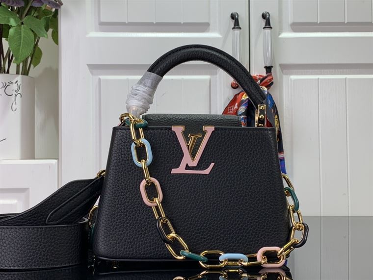 LOUIS VUITTON CAPUCINES MINI BLACK – LW108