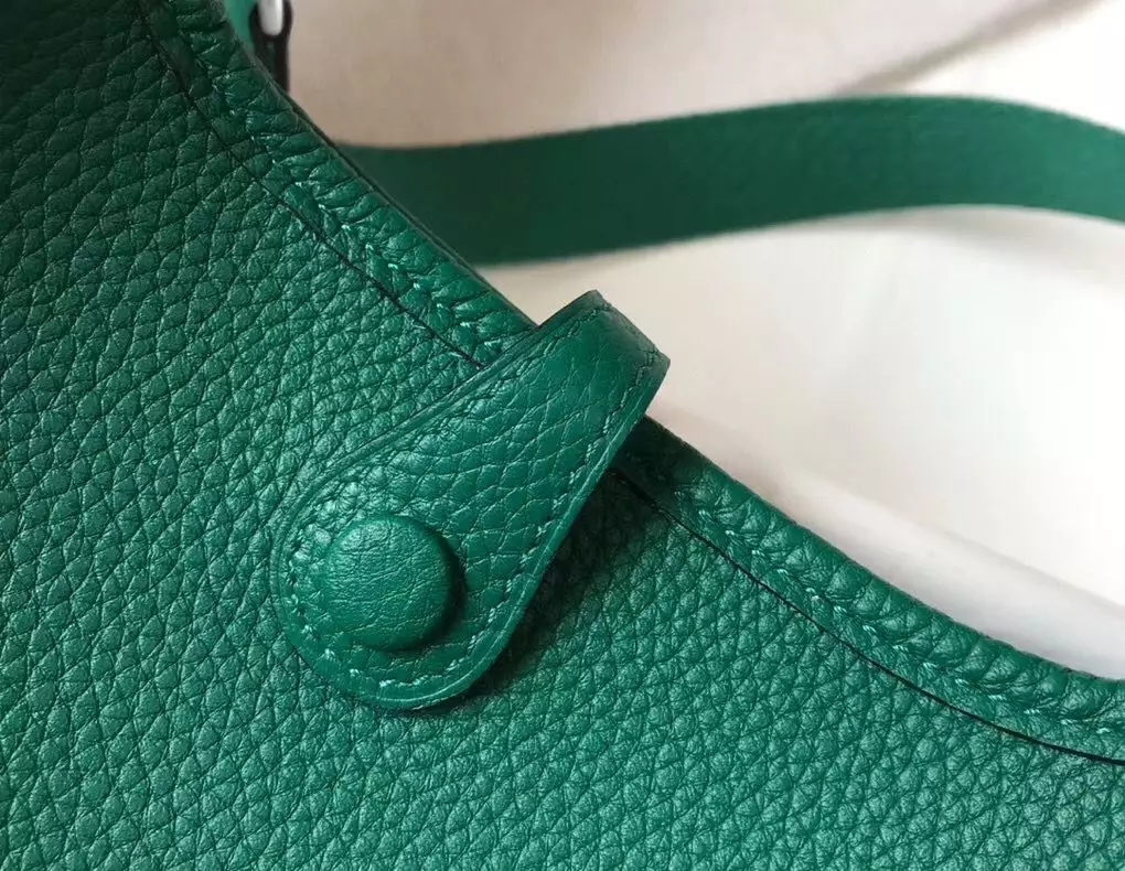 Hermes Evelyne III TPM Bag In Vert Vertigo Clemence Leather – HW056