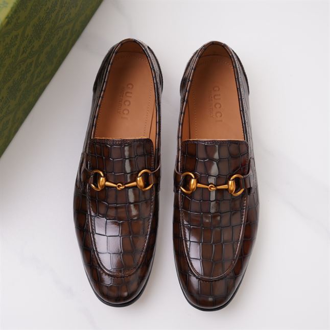 GUCCI JORDAAN CROCODILE LOAFER – GL014