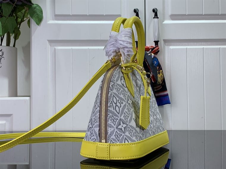 LOUIS VUITTON ALMA BB White Yellow – LW086