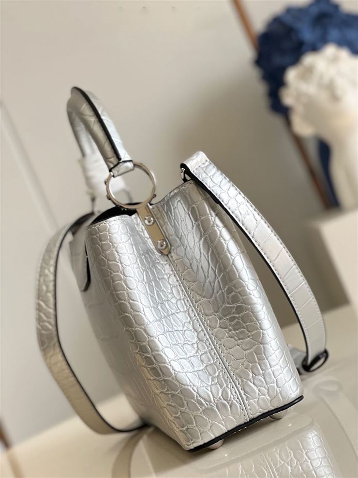 LOUIS VUITTON CAPUCINES BB Silver – LW064