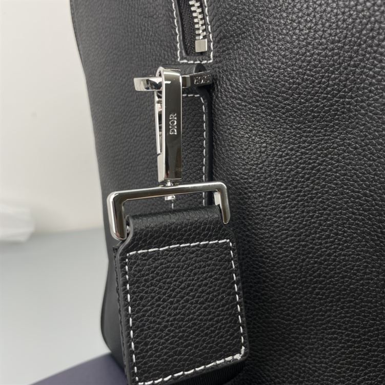 DIOR LINGOT 50 BAG BLACK GRAINED CALFSKIN – DIO020