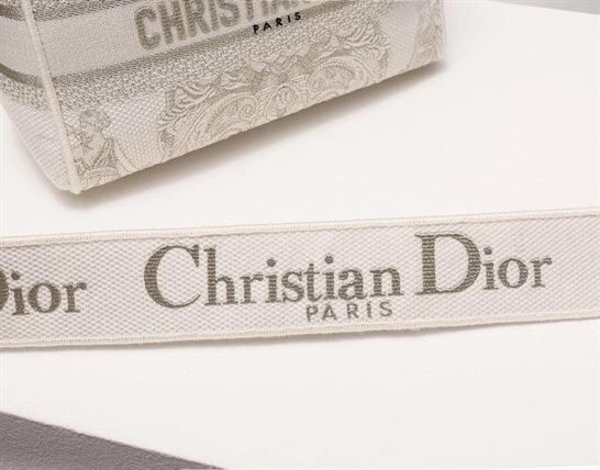 DIOR MEDIUM LADY D-LITE WHITE BAG – DOB010