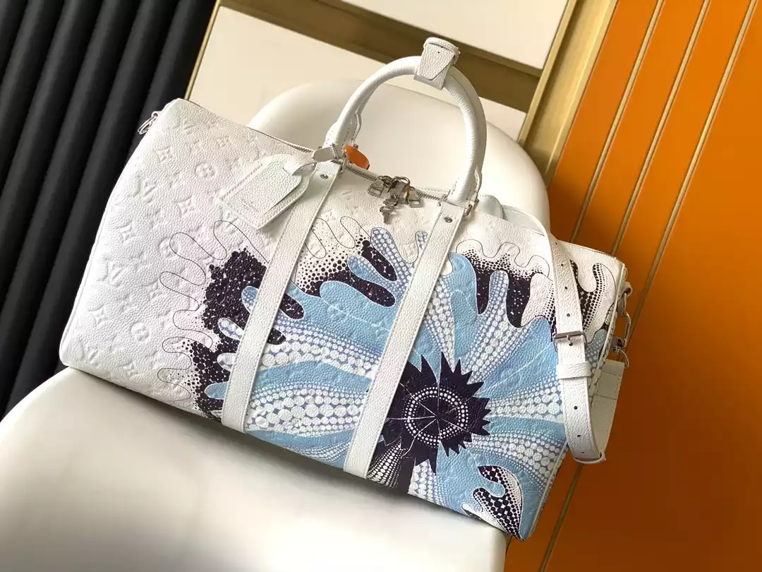 X YAYOI KUSAMA KEEPALL 50 TAURILLON MONOGRAM M21678 – LW368