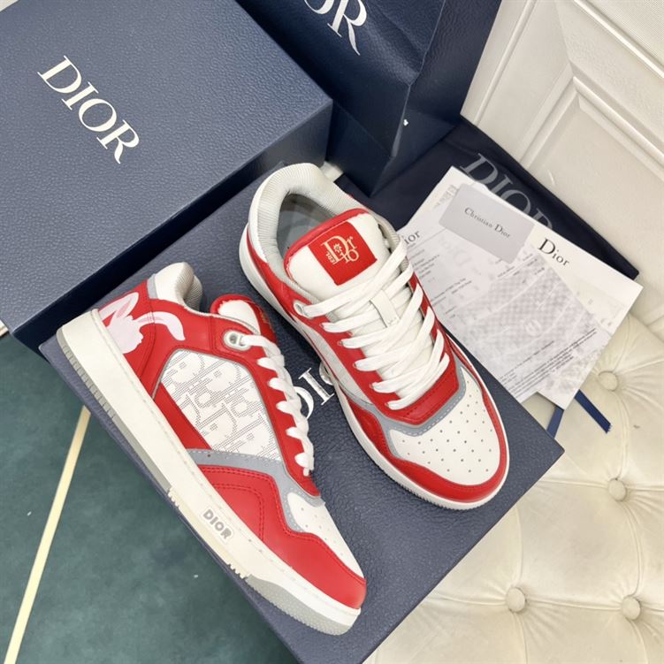 DIOR B27 LOW TOP IN RED – DO138