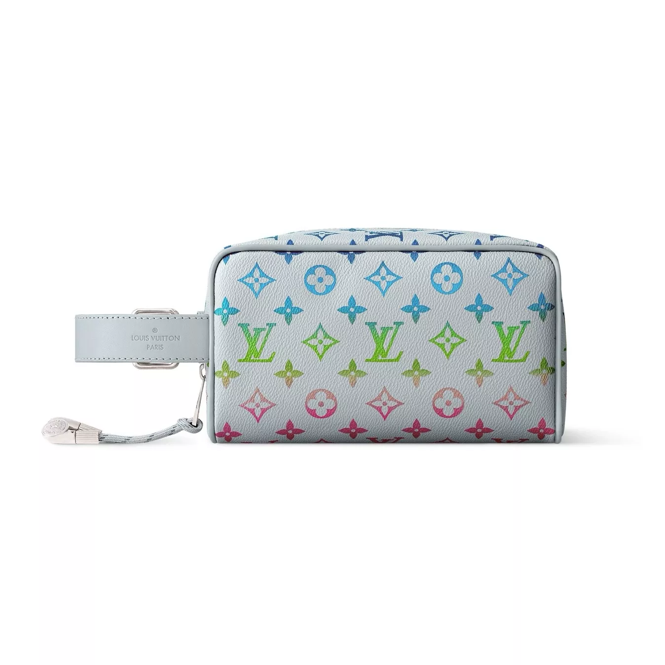 MONOGRAM IRIDESCENT DISCOVERY LOCKER DOPP KIT IN GRADIENT GRAY M14034 – LW387