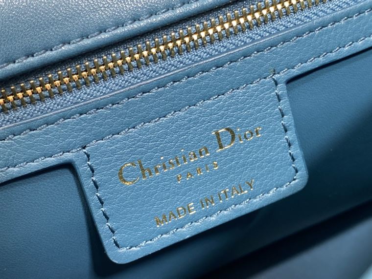 DIOR MEDIUM DIOR CARO BAG ROYAL BLUE SUPPLE CANNAGE CALFSKIN – DOB112