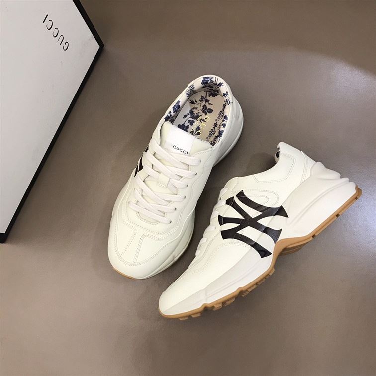 GUCCI LEATHER NY YANKEES SNEAKERS – GCC014