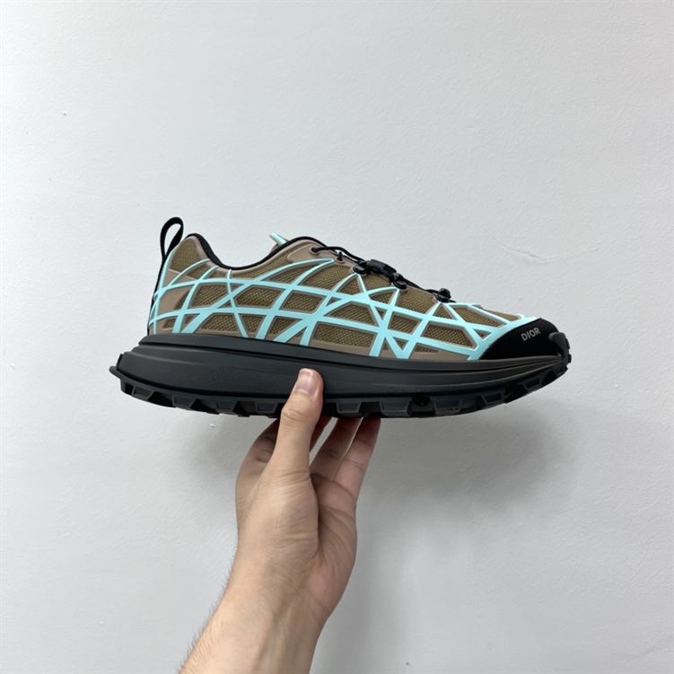 DIOR B31 RUNNER SNEAKER KHAKI TEAL – DO097