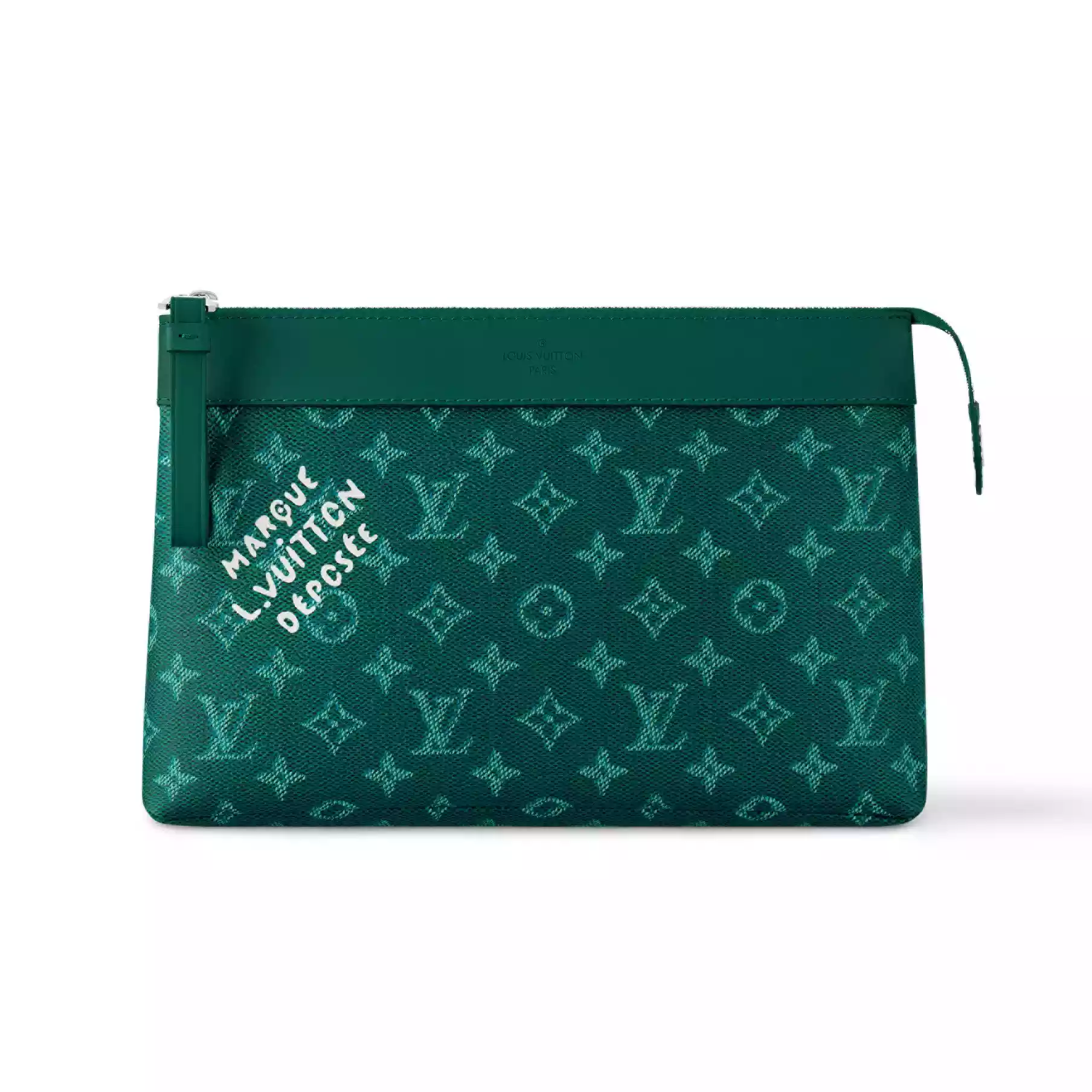 POCHETTE VOYAGE SOUPLE GREEN MONOGRAM ECLIPSE M12665 – LW405