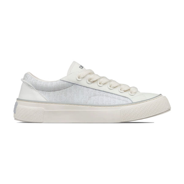 DIOR B33 SNEAKER WHITE SMOOTH CALFSKIN OBLIQUE JACQUARD – DO134
