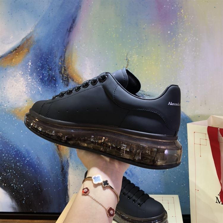 ALEXANDER MCQUEEN TRANSPARENT SOLE LACE-UP SNEAKERS – ALD032