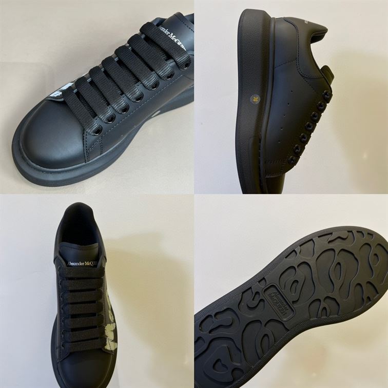 ALEXANDER MCQUEEN GRAFFITI OVERSIZED SNEAKER IN BLACK – ALD021