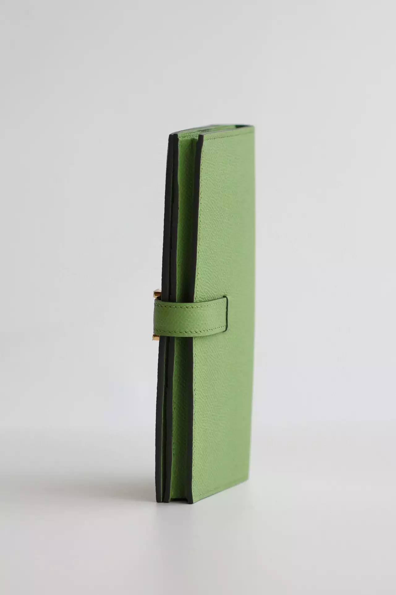 Hermes Bearn Long Handmade Wallet in Vert Criquet Epsom Calfskin – HW143