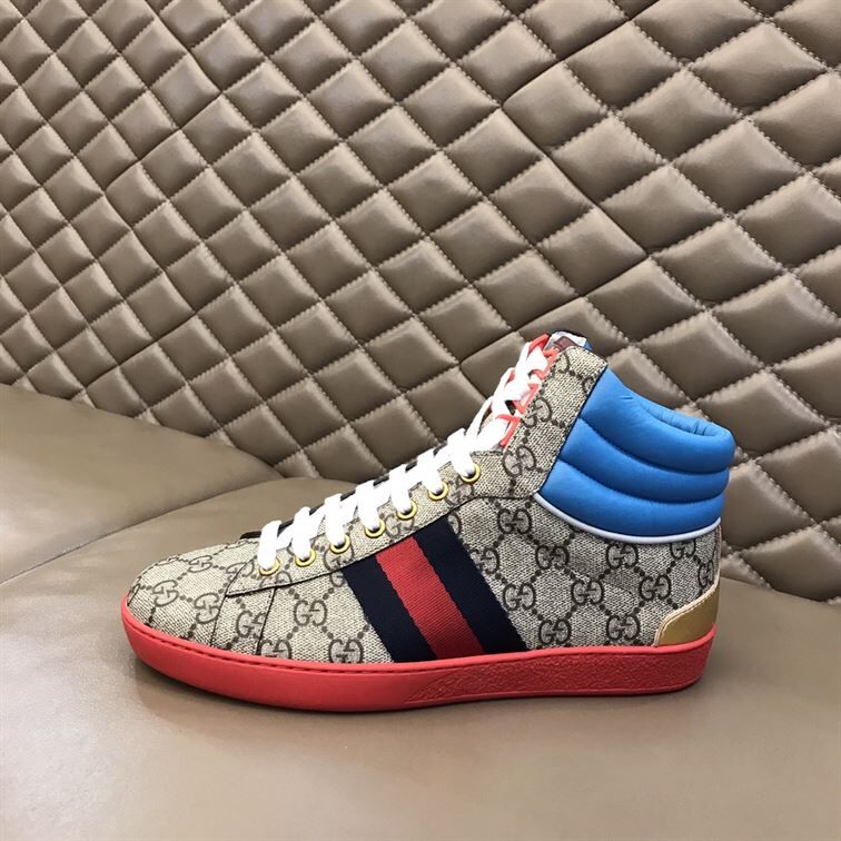GUCCI ACE GG HIGH TOP SNEAKERS – GCC059