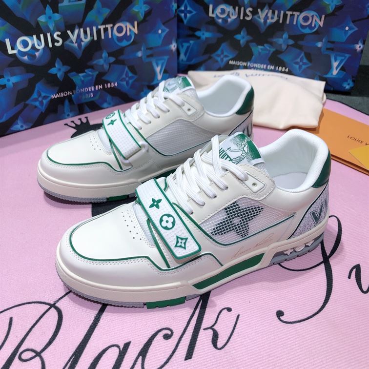 LOUIS VUITTON TRAINER GREEN MESH – LVS017