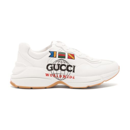 GUCCI RHYTON “WORLDWIDE” FLAG-PRINTED SNEAKER – GCC010