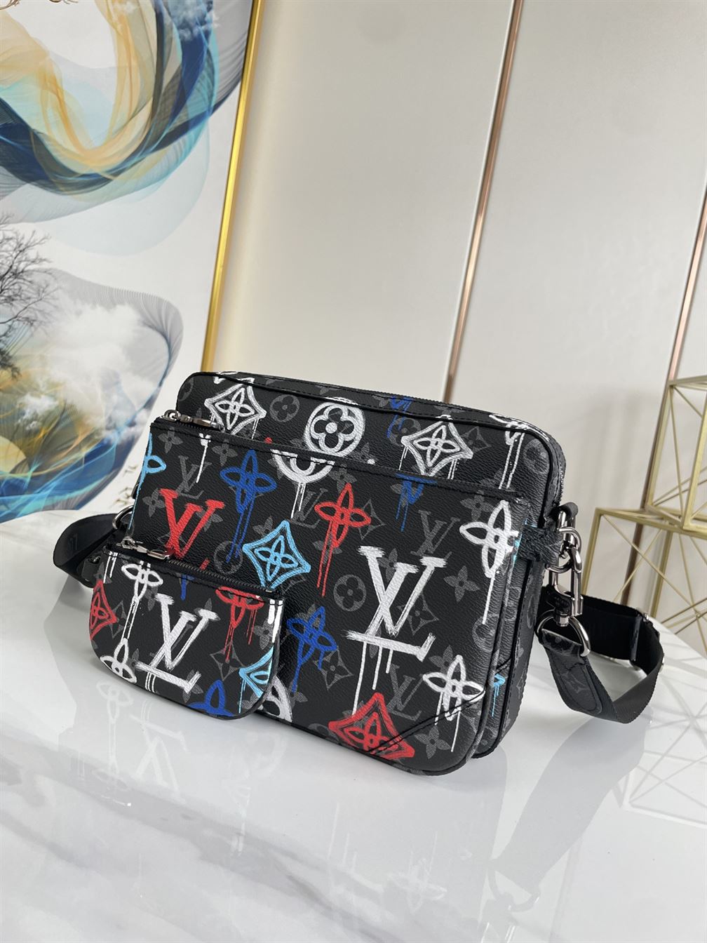 LOUIS VUITTON TRIO MESSENGER BAG –  LVB066