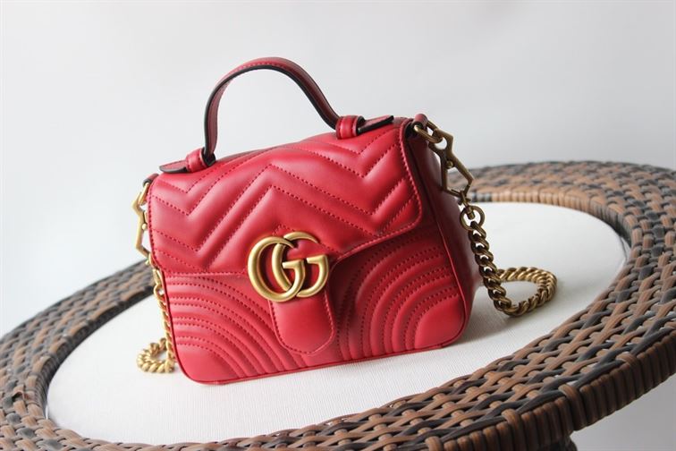 GUCCI GG MARMONT MINI TOP HANDLE BAG – GB84