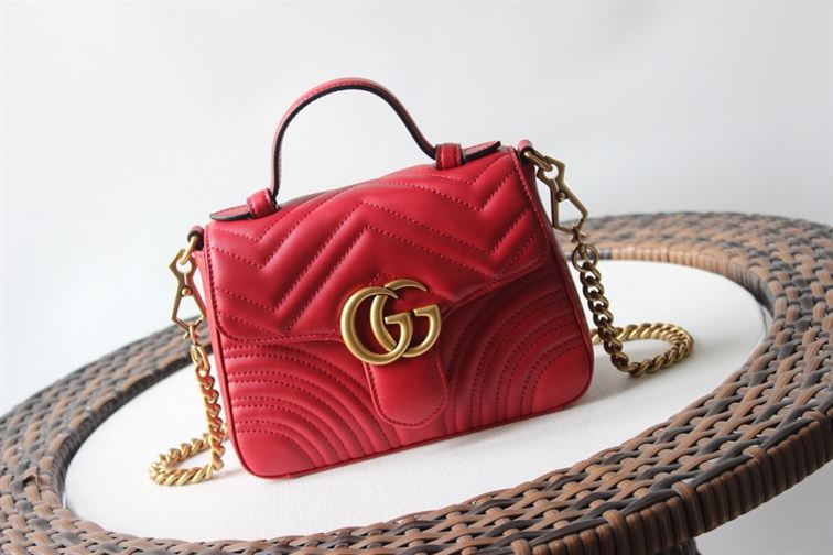 GUCCI GG MARMONT MINI TOP HANDLE BAG – GB84