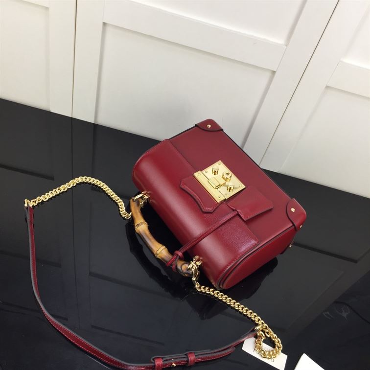 GUCCI PADLOCK GG SMALL BAMBOO SHOULDER BAG – GB87