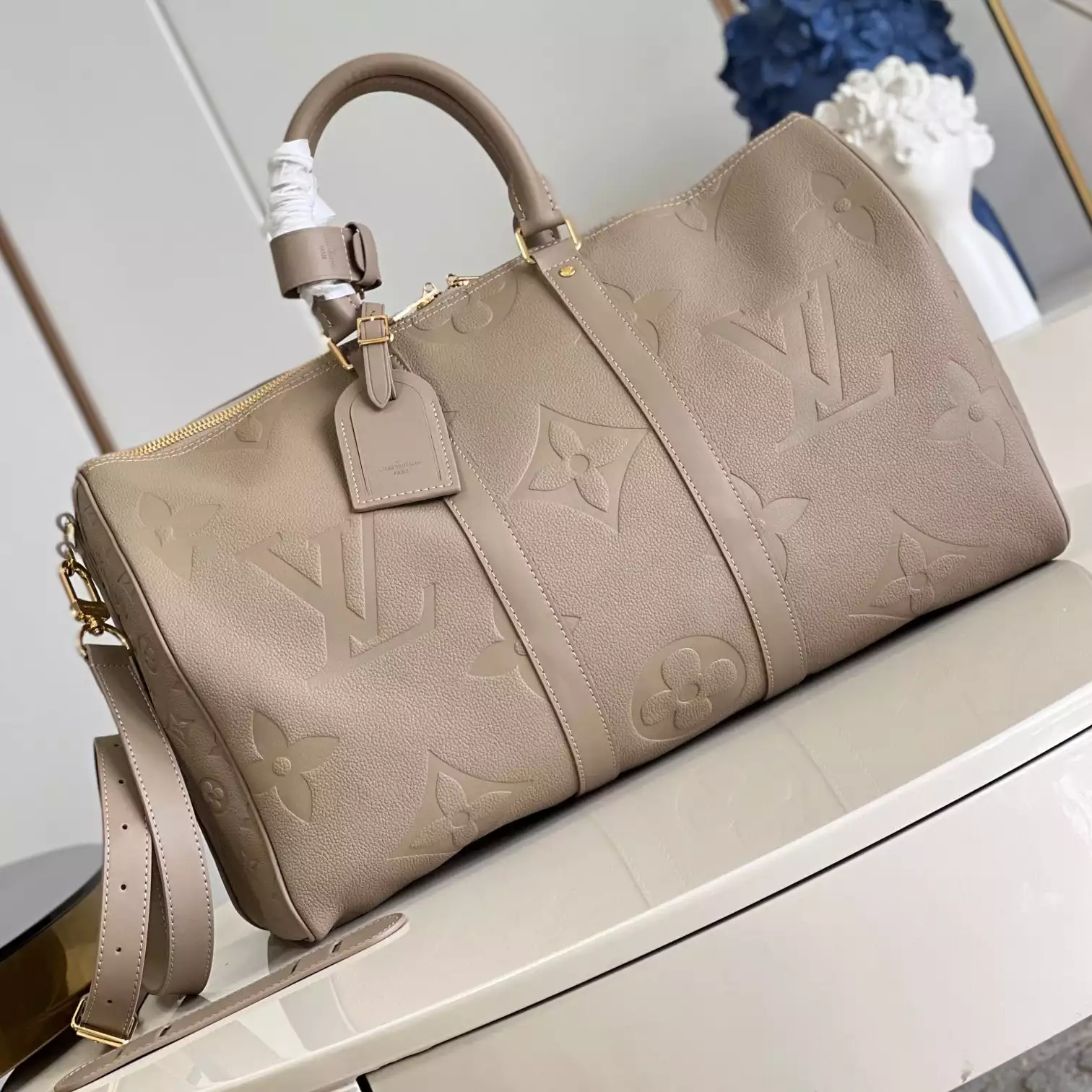 KEEPALL BANDOULIERE 45 MONOGRAM EMPREINTE M46114 – LW380