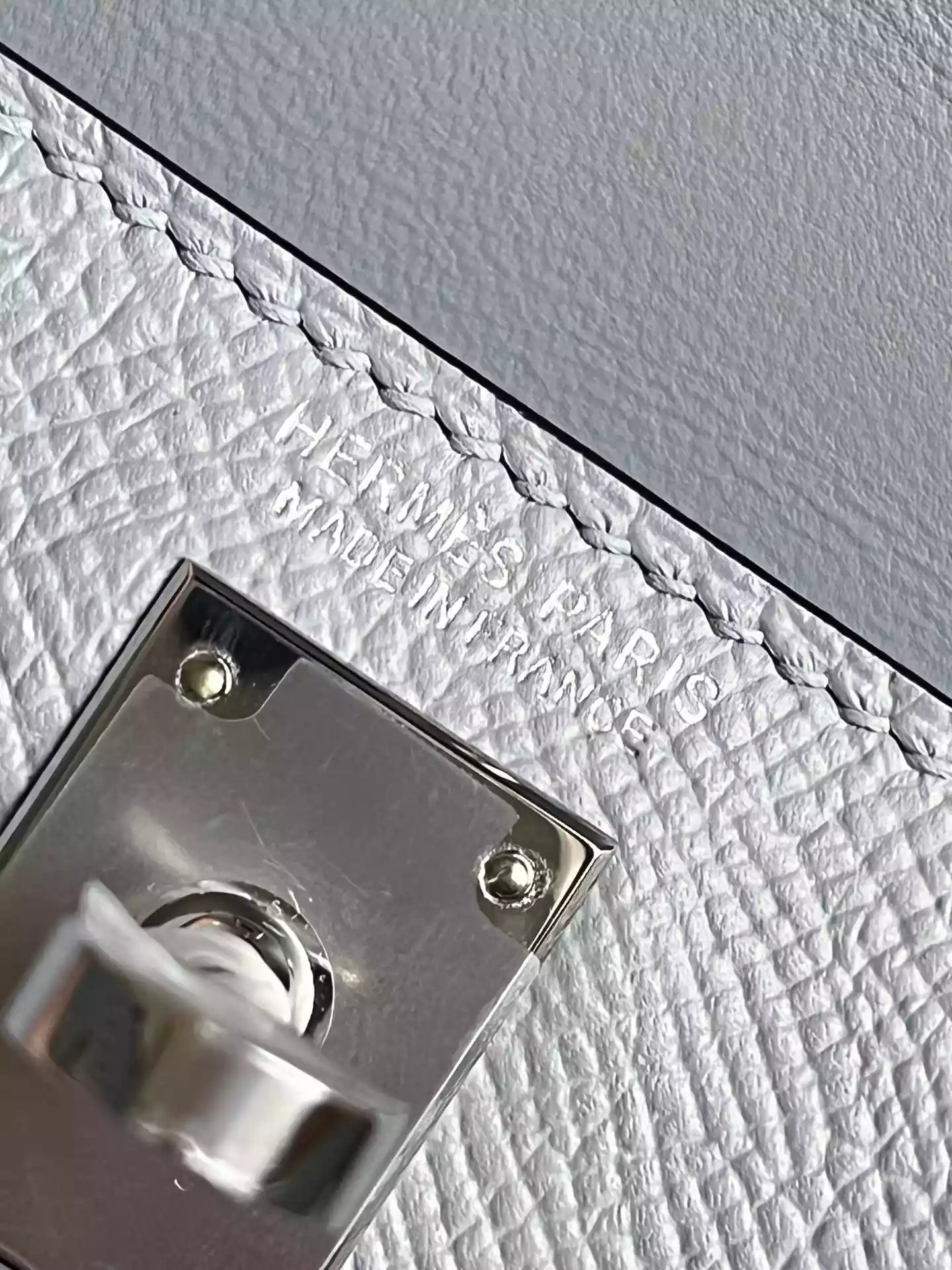 Hermès Bleu Glacier Epsom Mini Kelly 20 II Palladium Hardware – HW191