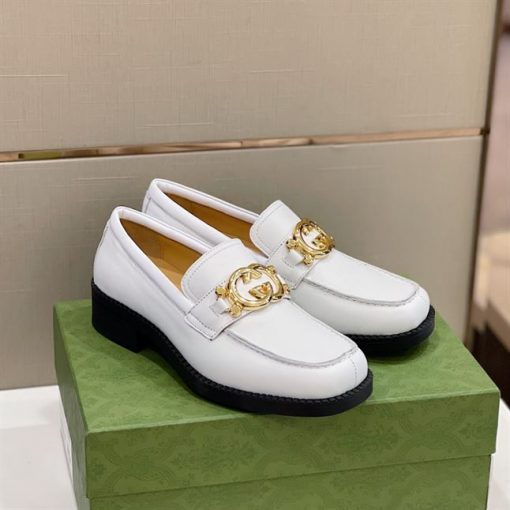 GUCCI LEATHER LOAFER IN WHITE – GL046