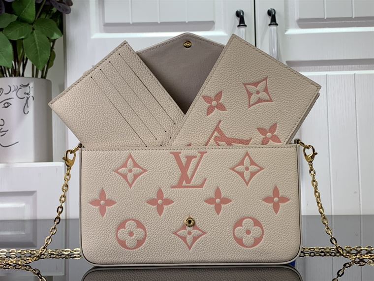 LOUIS VUITTON FELICIE POCHETTE MONOGRAM EMPREINTE LEATHER – LW125