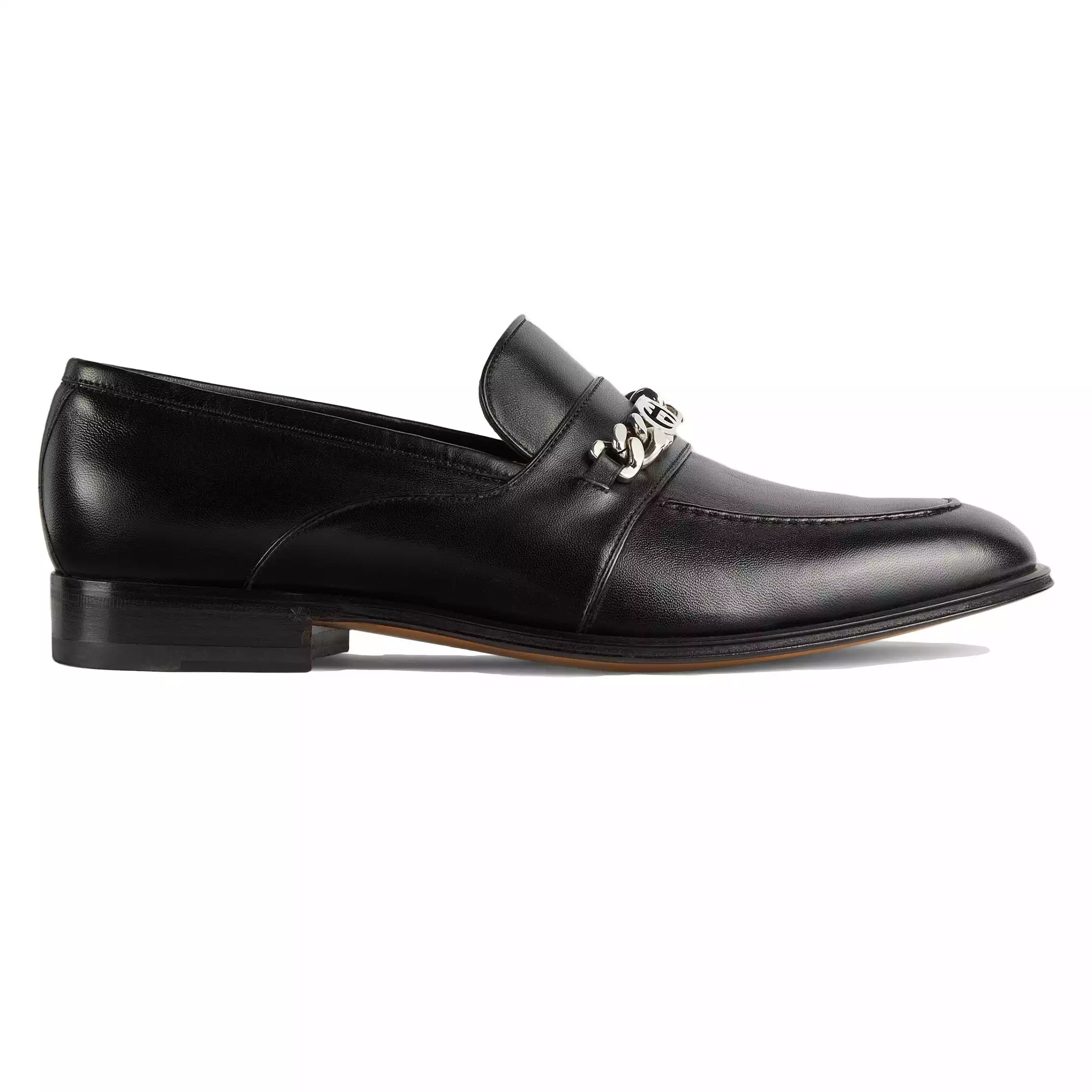 MEN’S LOAFERS WITH INTERLOCKING G BLACK – GL109