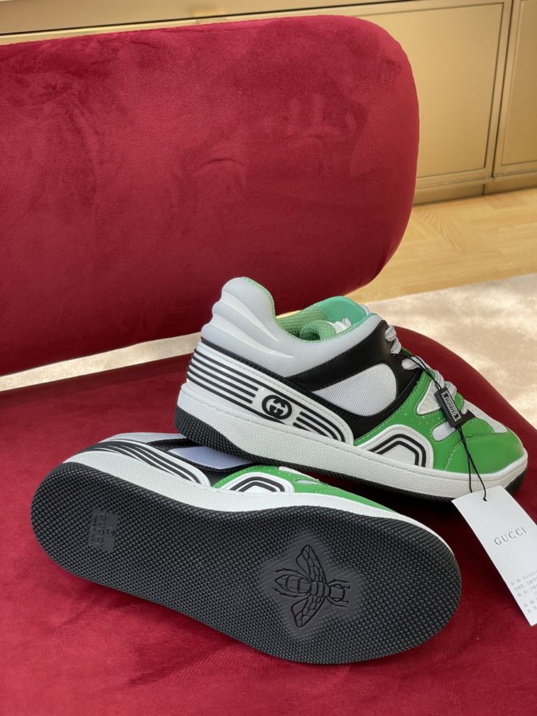 GUCCI BASKET SNEAKER IN GREEN DEMETRA – GCC109