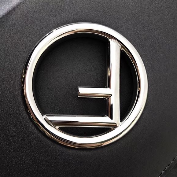 FENDI KAN I CALFSKIN LEATHER SHOULDER BAG – F008