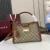 GUCCI PADLOCK GG CANVAS MEDIUM HANDBAG BROWN 2025 – BG105