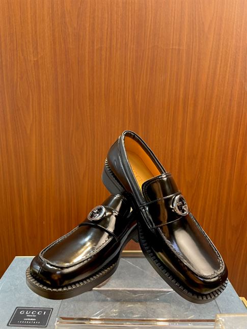 GUCCI LOAFER INTERLOCKING G BLACK – GL019