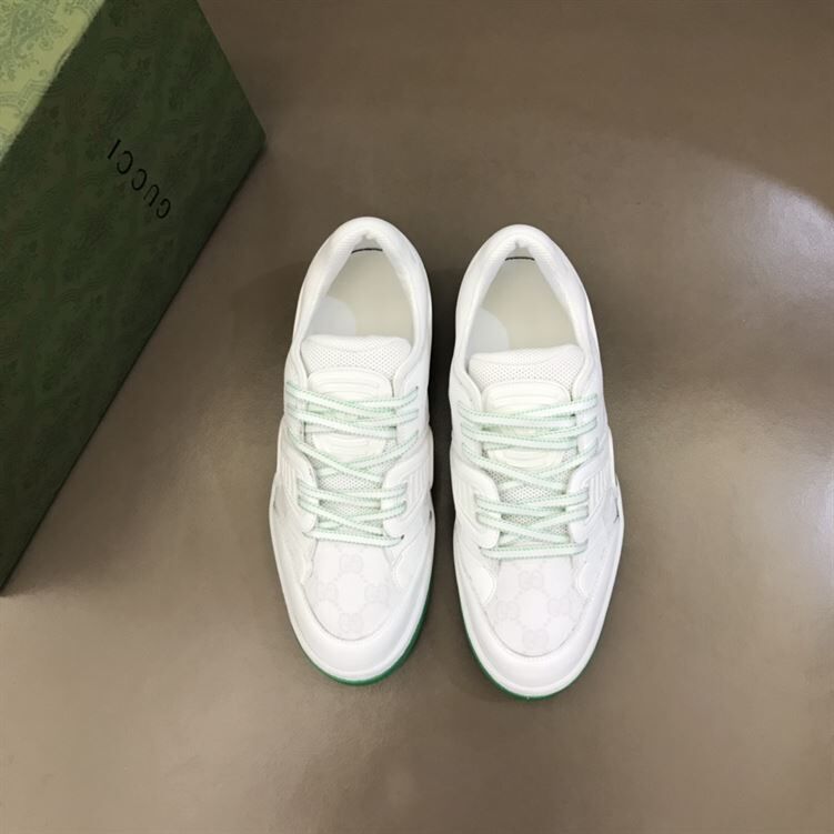 GUCCI BASKET SNEAKERS IN WHITE AND GREEN – GCC032