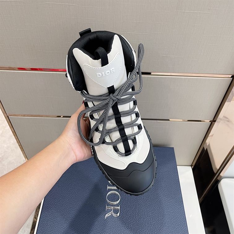 DIORIZON HIKING BOOT GRAY TECHNICAL MESH AND BLACK RUBBER – DO088