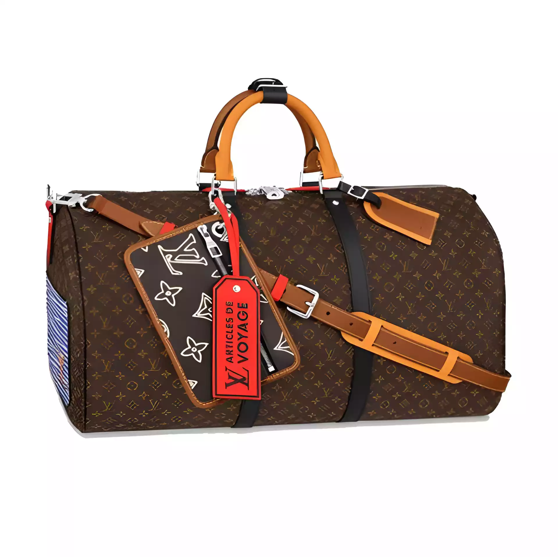 KEEPALL BANDOULIERE 50 MONOGRAM COATED CANVAS M56855 – LW369