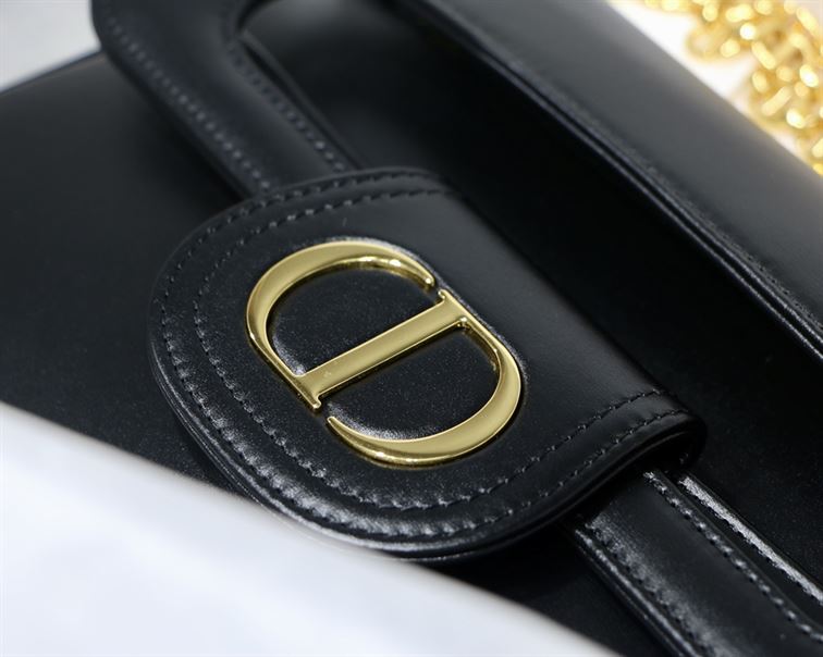 DIOR AUTHENTICATED AVENUE HANDBAG LEATHER BLACK – DOB113