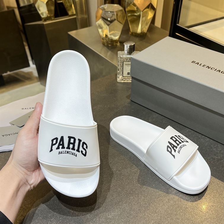 BALENCIAGA CITIES PARIS POOL SLIDE SANDAL – BBD007