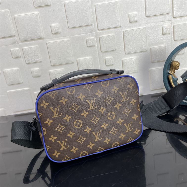 LOUIS VUITTON S LOCK MESSENGER MONOGRAM MACASSAR – LVB047