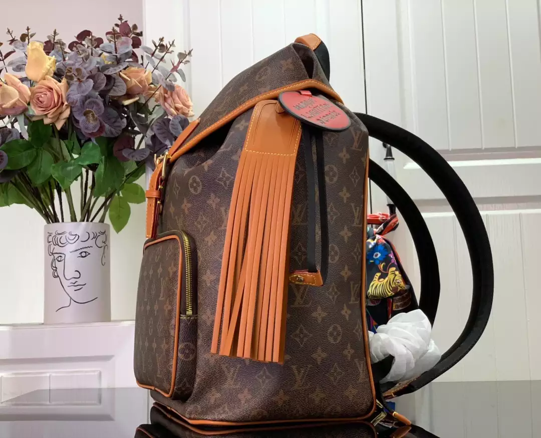 Montsouris Backpack Brown Monogram Dust Canvas – LW158