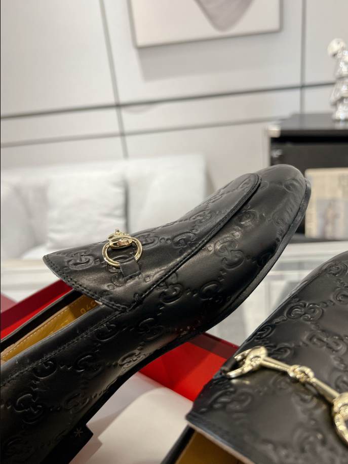 Gucci Horsebit Black GC Monogram Loafer – GL062